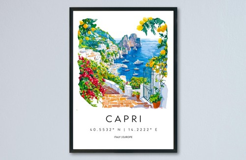 Capri aquarell - capri,
