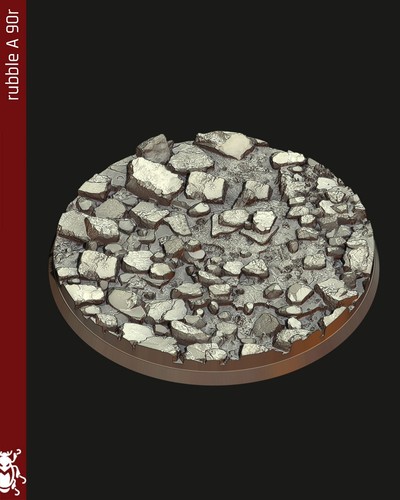 Rubble ruins urban resin bases - ruins,